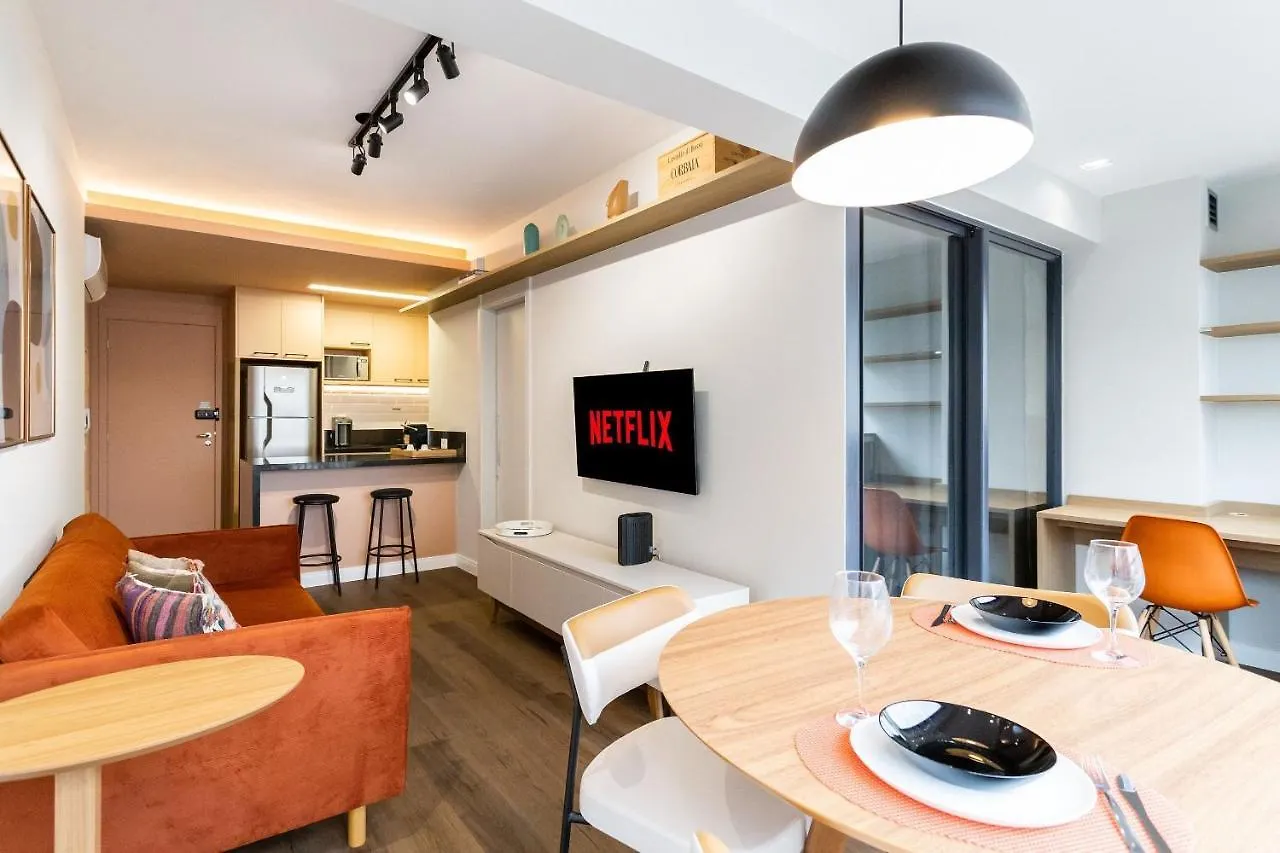 Maquina De Lavar E Garagem Perto Da Paulista Sao Paulo Apartment